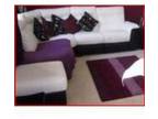 Stunning white corner sofa,  only 1 year old. Comes with....